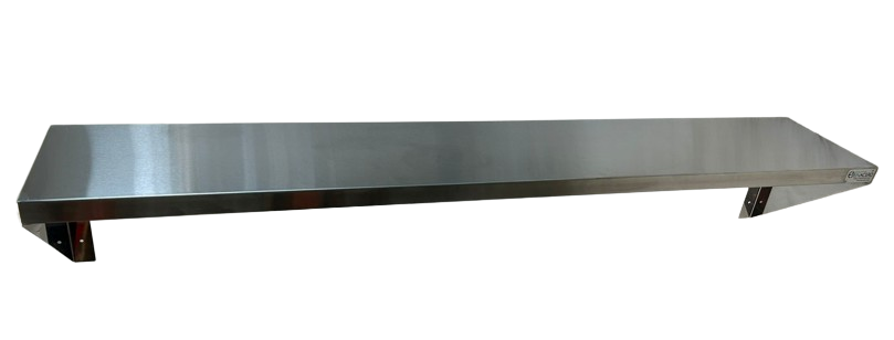 Repisa a pared para rack fabricada en lamina