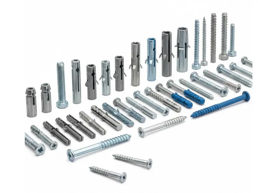 Tornilleria para instalación de campana a pared